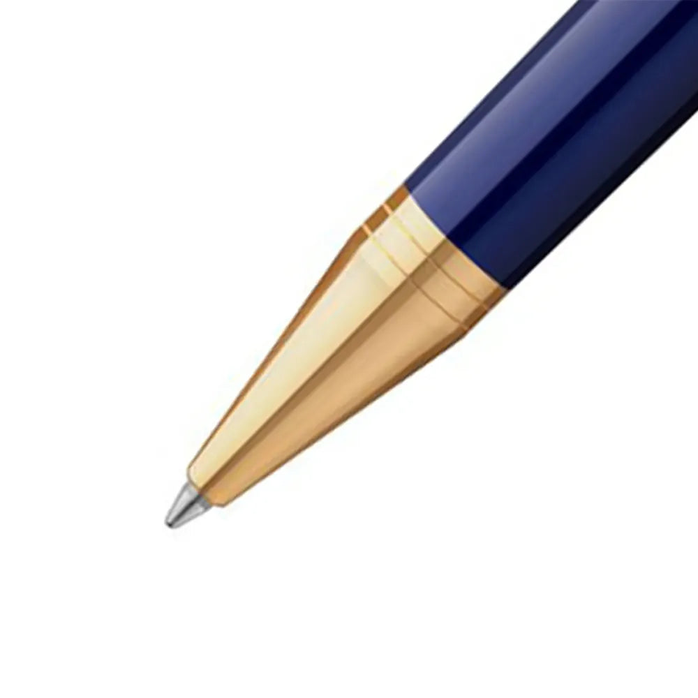 Parker Ingenuity Dark Blue Lacquer with Gold Trim Ballpoint Pen