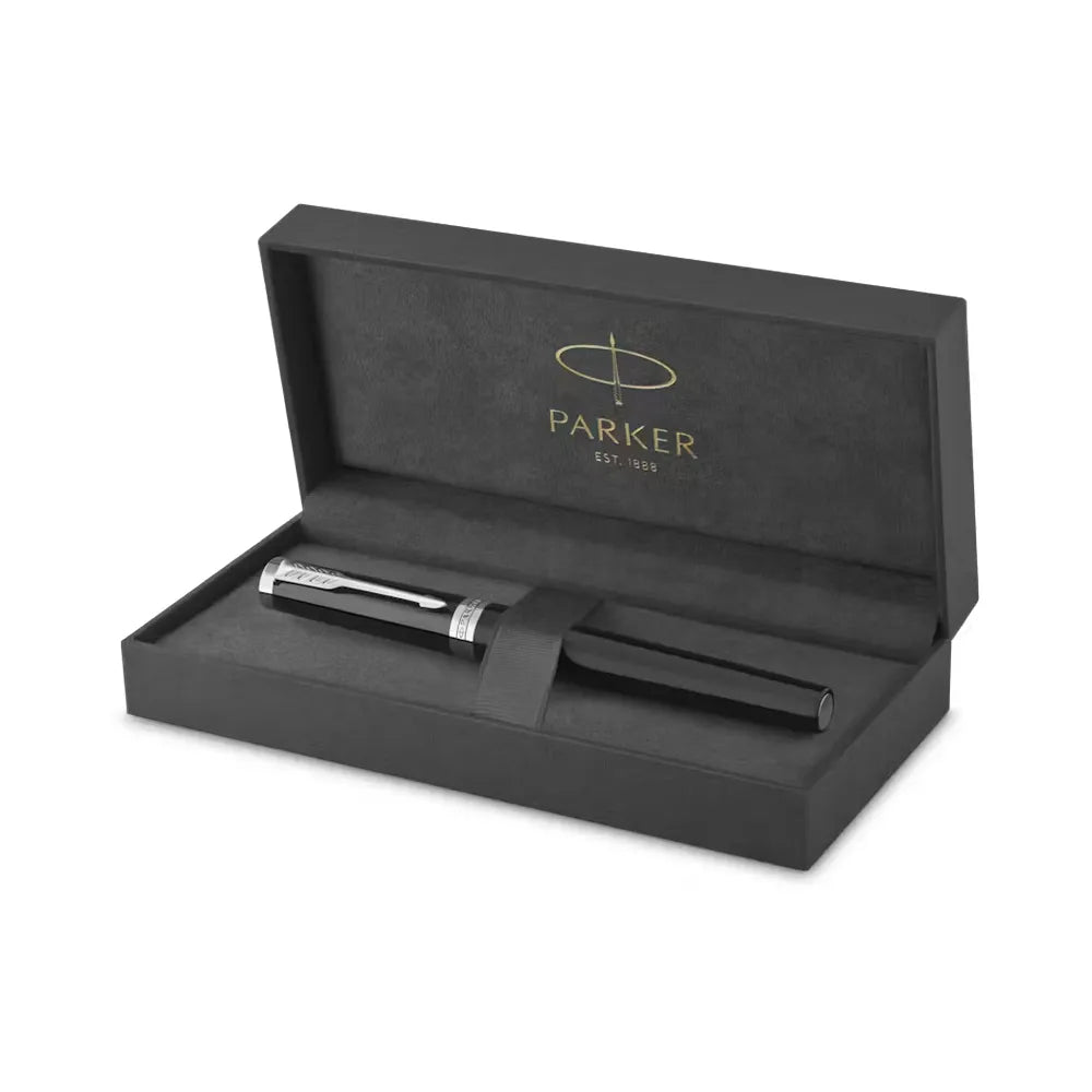 Designed with assertiveness in mind, Parker Ingenuity’s sophisticated styling and luxury finishes satisfy the demanding needs of masters in their field who leverage every possible detail to ensure their success. So with its intricate detailing and reassuring weight offering great precision for a truly exceptional writing experience, Parker Ingenuity lets you be the author of your success.