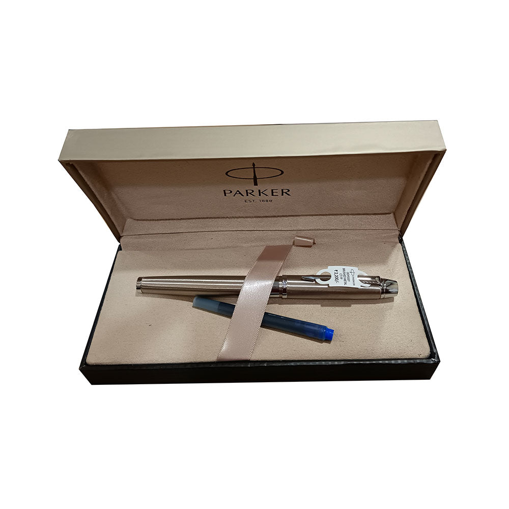 Parker Odyssey Brushed Metal CT Fountain Pen - Medium Nib