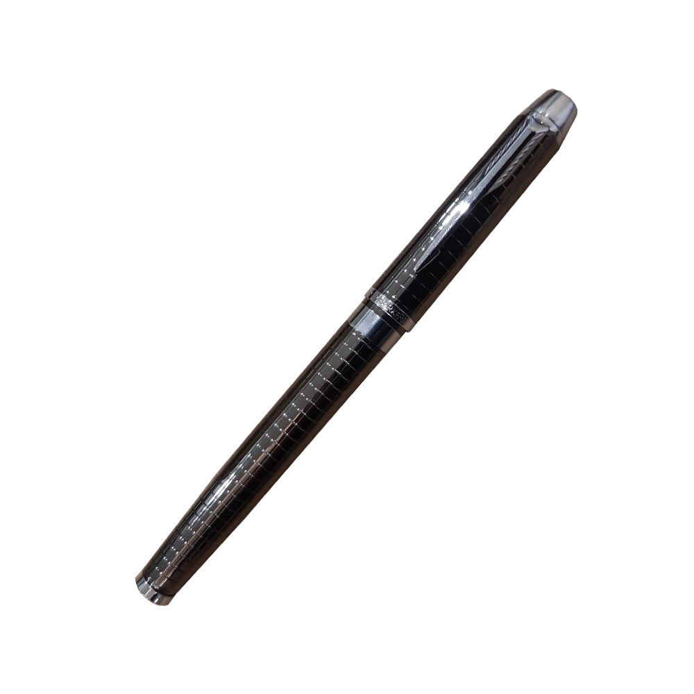 Parker OdySSey Gun Metal Chiselled CT Fountain Pen – Medium Nib