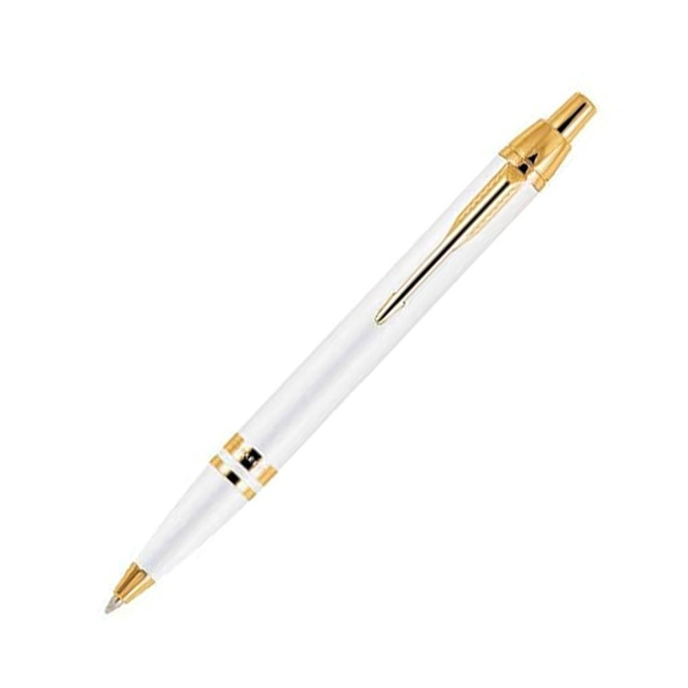 Parker Odyssey White GT Ball Pen Modern, Elegant And Professional, The Parker Odyssey Is A Pen Ready To Accompany You Everywhere. Parker Odyssey Delivers An Incredibly Smooth And Intense Writing Experience, While The Smart Design Offers A Stylish Look. Mode: Ball pen Mechanism – Click Push Button White Lacquer body with Gold Plated Trim Smooth ball Refill Blue color refill Parker attractive Gift box