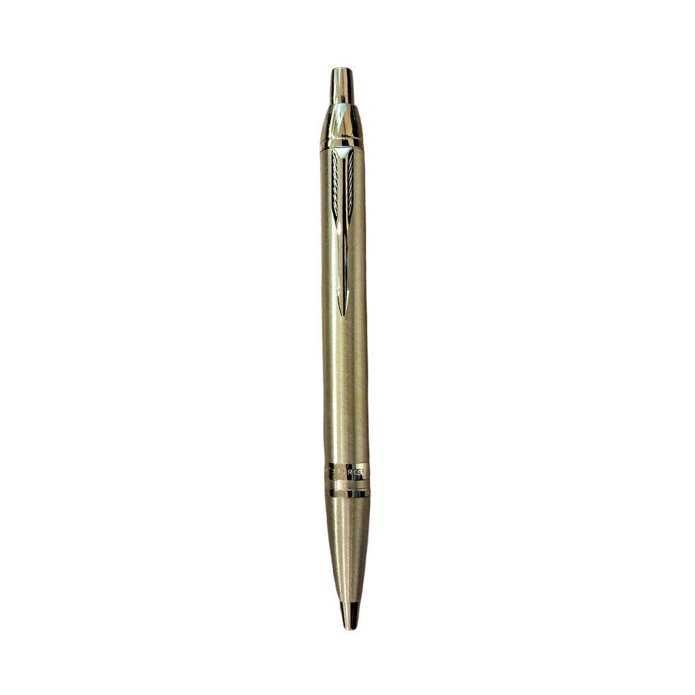 Parker Odyssey Gold GT Ball Pen Modern, Elegant And Professional, The Parker Odyssey Is A Pen Ready To Accompany You Everywhere. Parker Odyssey Delivers An Incredibly Smooth And Intense Writing Experience, While The Smart Design Offers A Stylish Look. Colour : Gold Mechanism – Click Push Button Gold Lacquer body with Gold Trim Material : Brass  Smooth ball Refill Blue color refill Parker attractive Gift box
