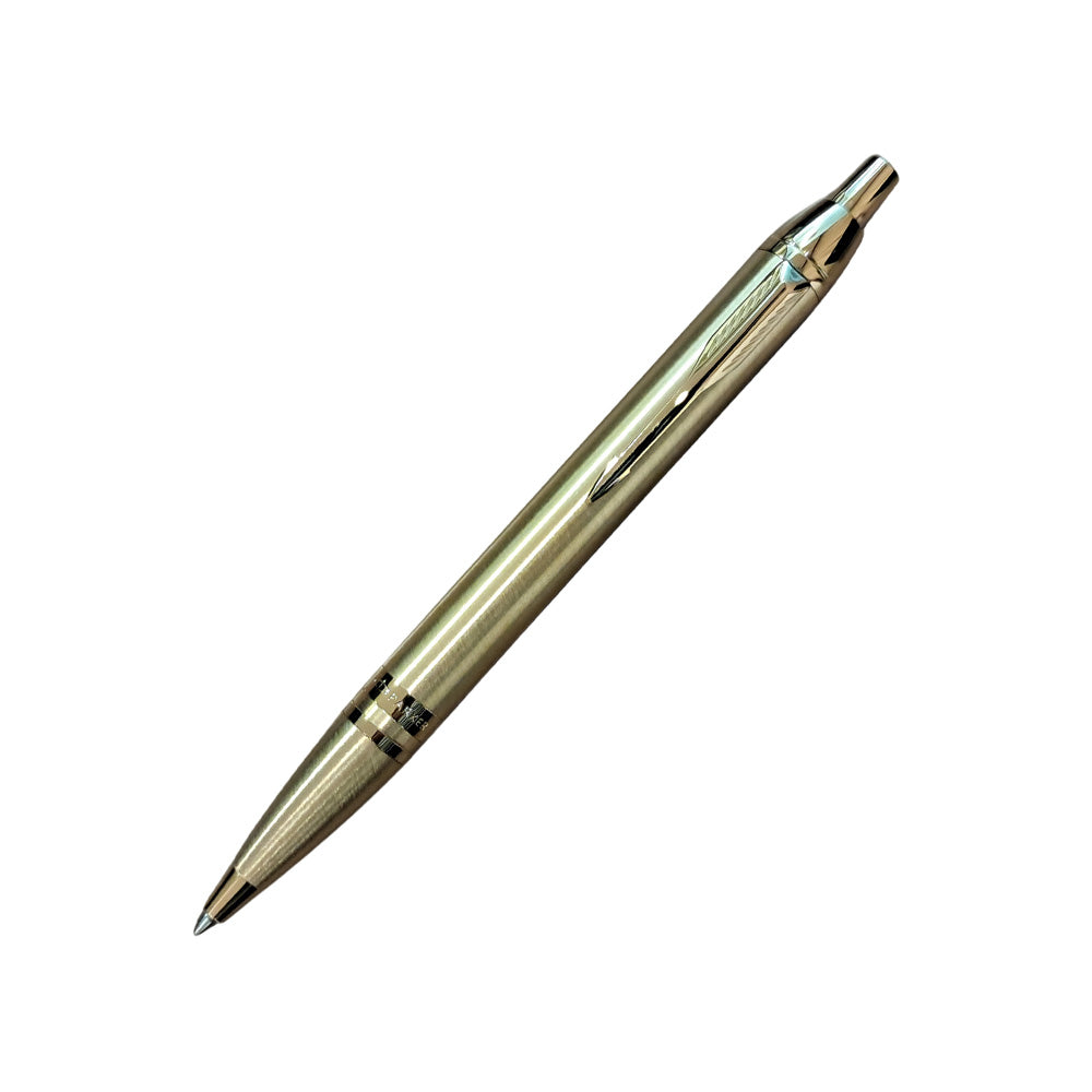 Parker Odyssey Gold GT Ball Pen Modern, Elegant And Professional, The Parker Odyssey Is A Pen Ready To Accompany You Everywhere. Parker Odyssey Delivers An Incredibly Smooth And Intense Writing Experience, While The Smart Design Offers A Stylish Look. Colour : Gold Mechanism – Click Push Button Gold Lacquer body with Gold Trim Material : Brass  Smooth ball Refill Blue color refill Parker attractive Gift box