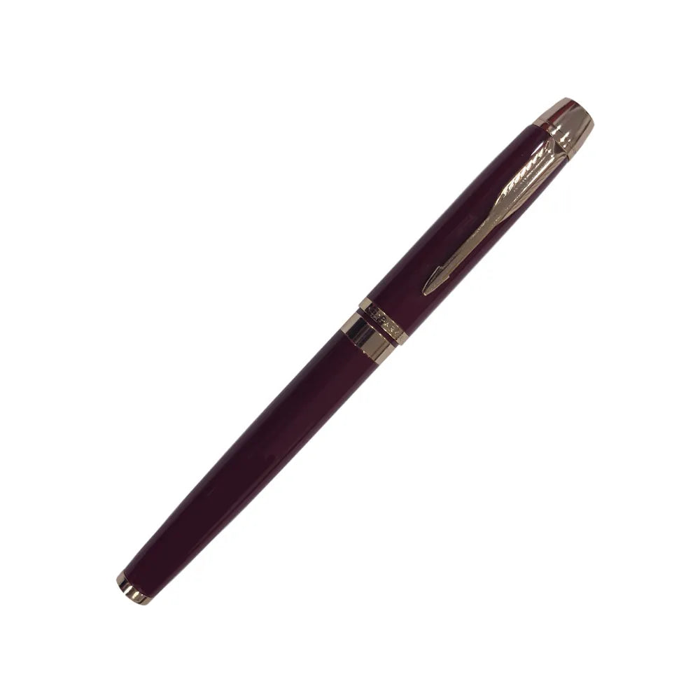 Parker Odyssey Burgundy Gold Trim Rollerball Pen