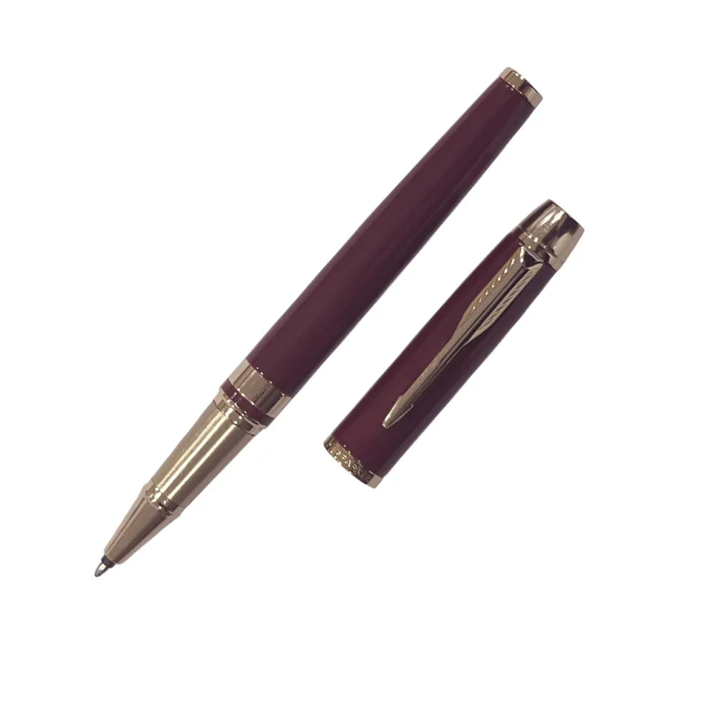 Parker Odyssey Burgundy Gold Trim Rollerball Pen