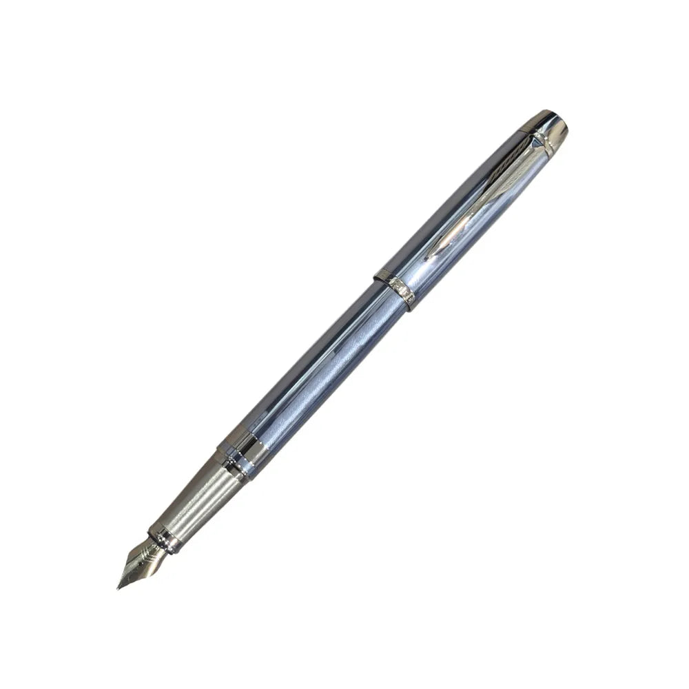 Parker Odyssey Shiny Chrome GT Fountain Pen - Medium Nib