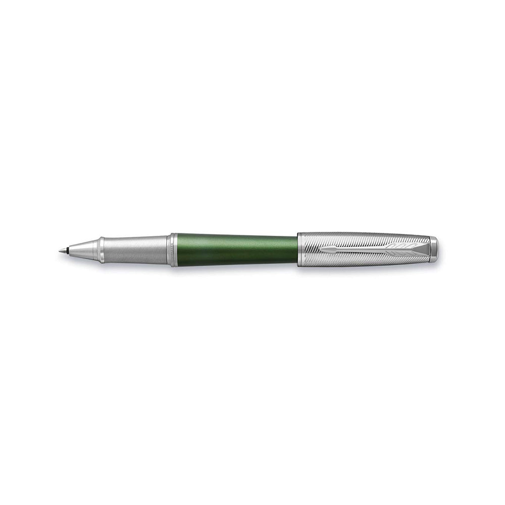 Parker Urban Premium Green CT Rollerball Pen with Wallet