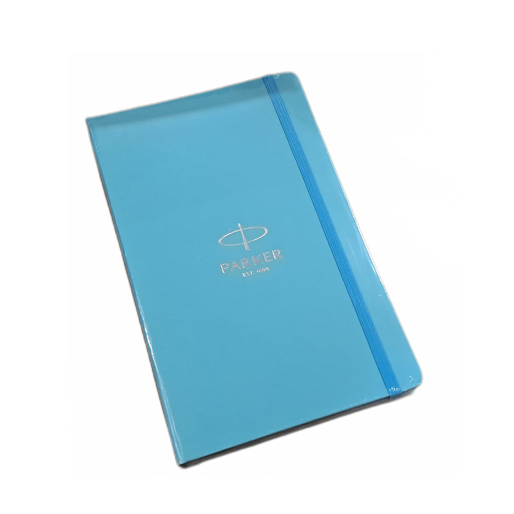 Parker Aster Matte Blue CT Rollerball Pen with Blue Notebook (Free)