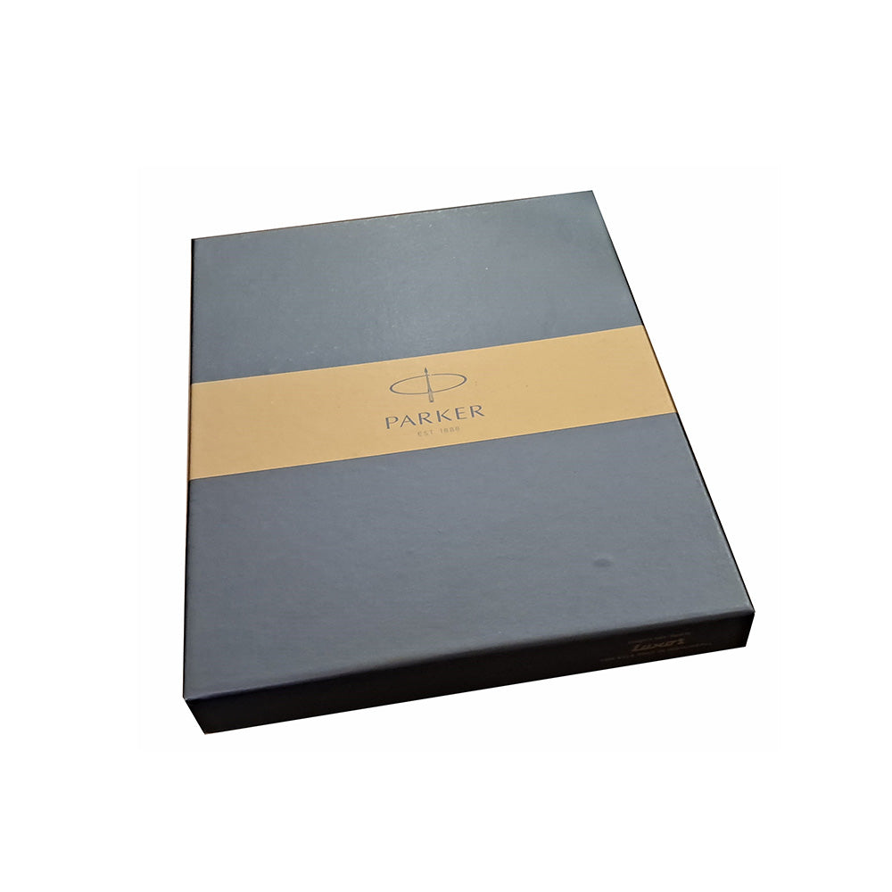 Parker Aster Matte Blue CT Rollerball Pen with Blue Notebook (Free)