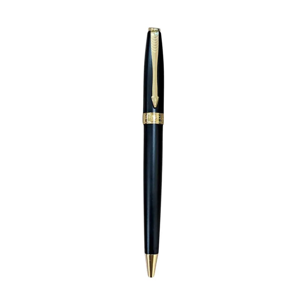 Parker Fusion Matte Black GT Ball Pen with A6 Slim Notebook