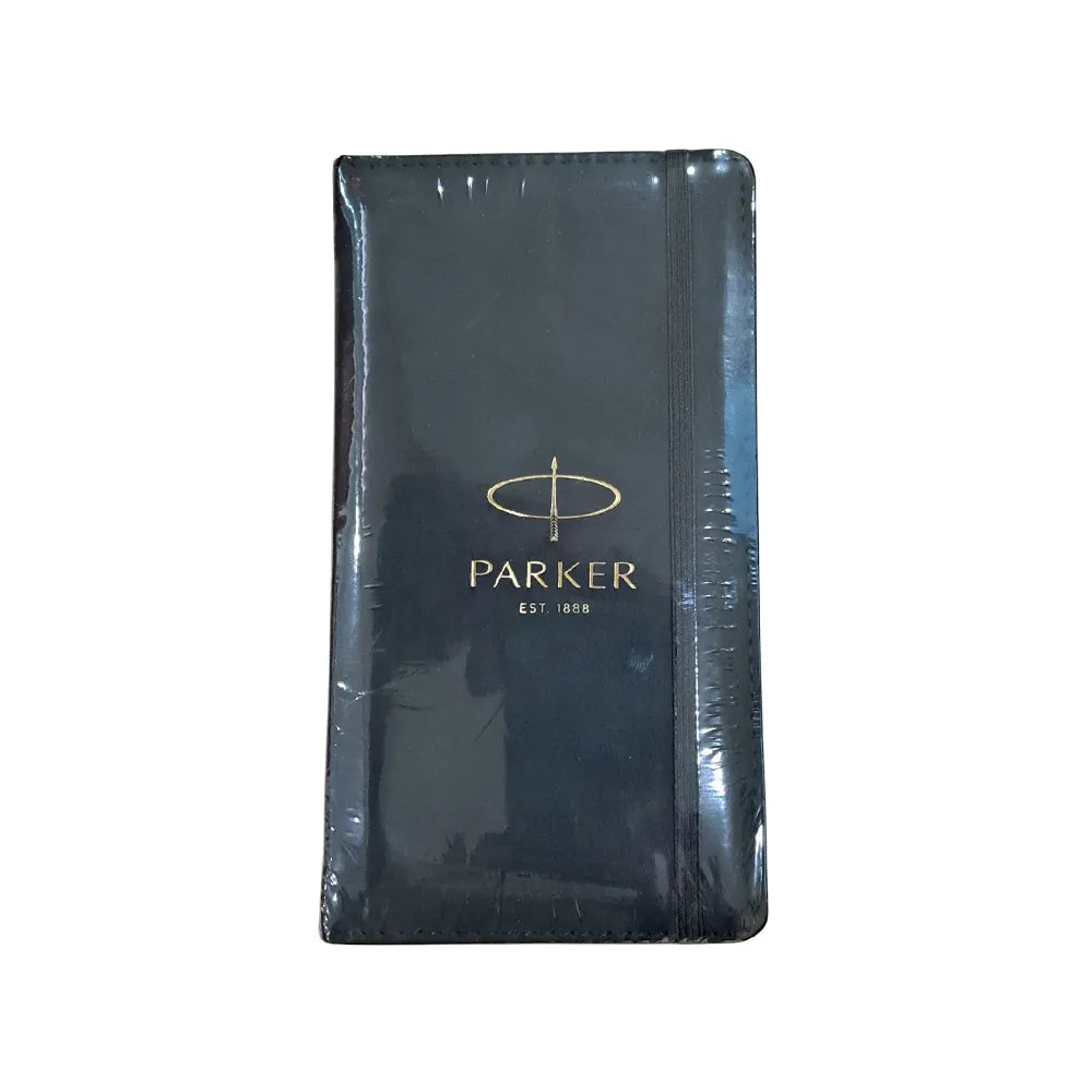 Parker Fusion Matte Black GT Ball Pen with A6 Slim Notebook