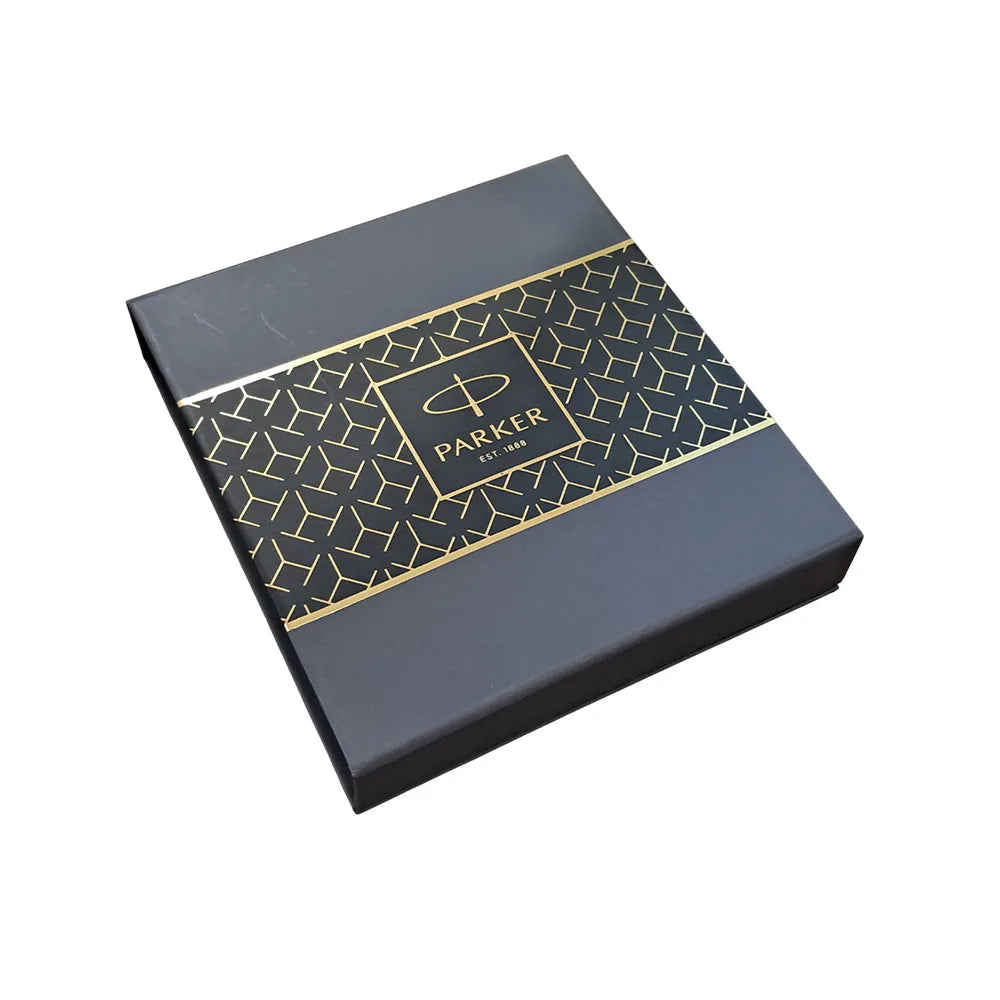 Parker Fusion Matte Black GT Ball Pen with A6 Slim Notebook