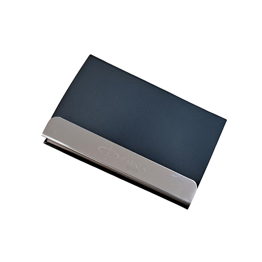 Parker Aster Laque Black GT Rollerball Pen + Large Notebook + Card Holder + Wallet