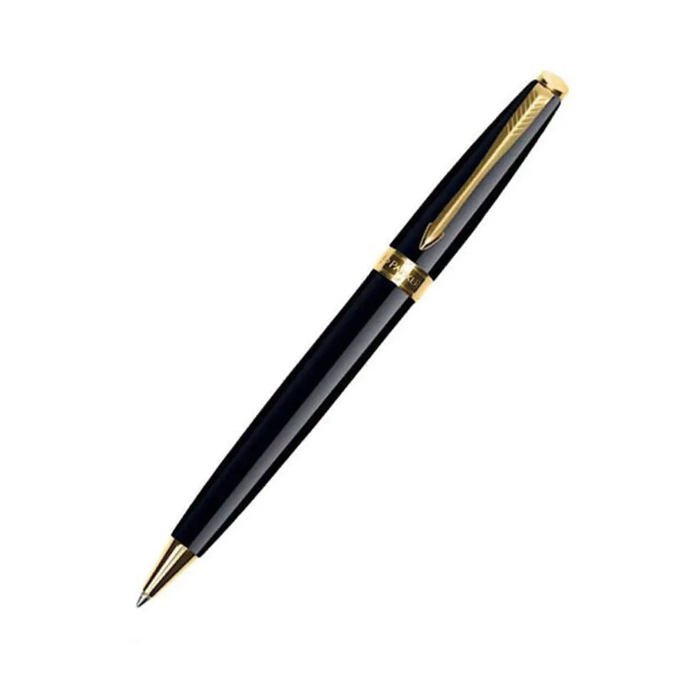 Parker Fusion Lacque Black GT Ball Pen with A6 Slim Notebook