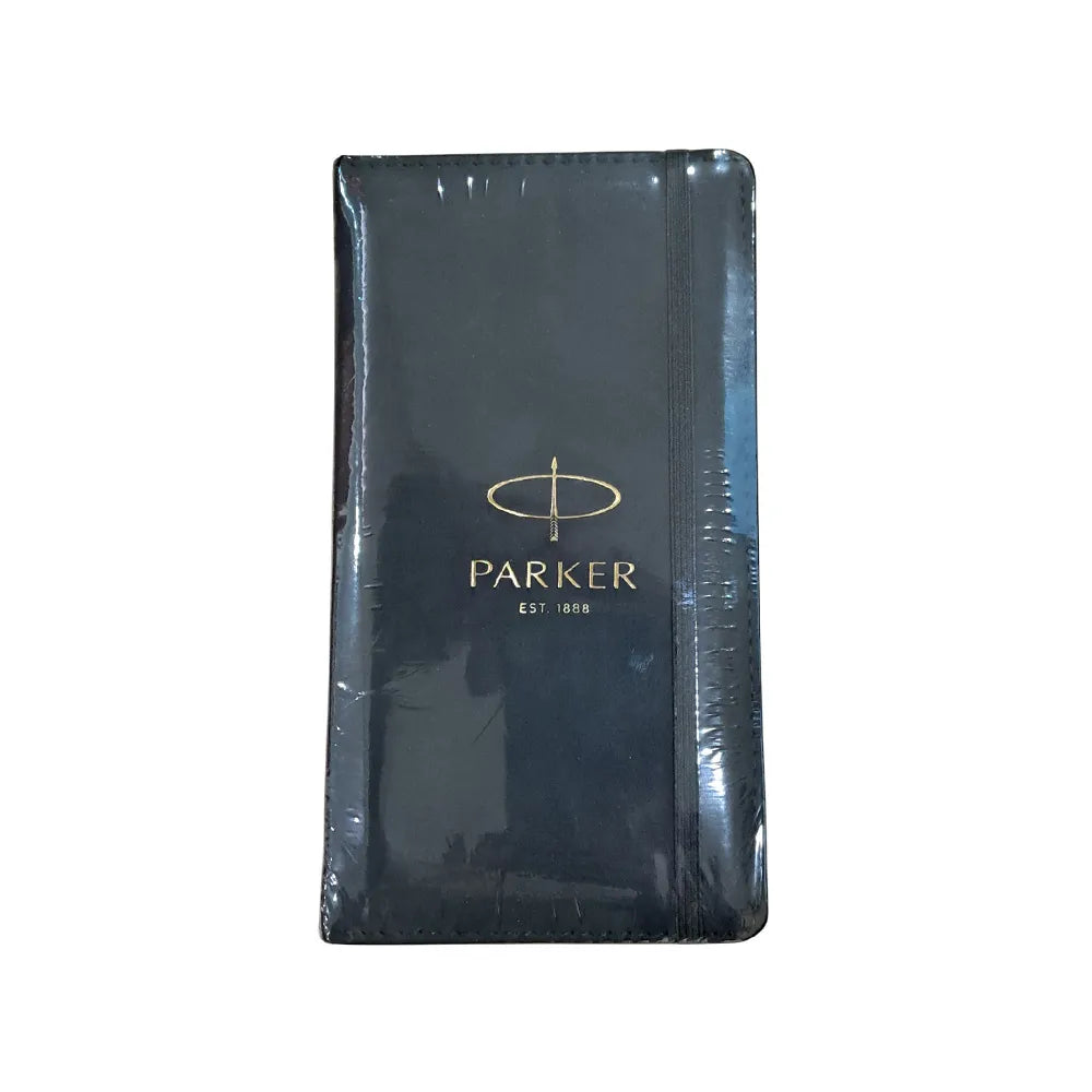 Parker Fusion Lacque Black GT Ball Pen with A6 Slim Notebook