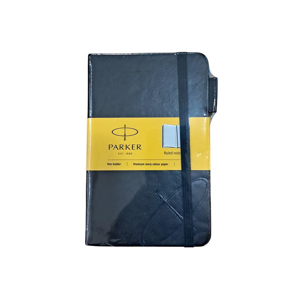 Parker Fusion Lacque Black GT Ball Pen with A6 Small Notebook