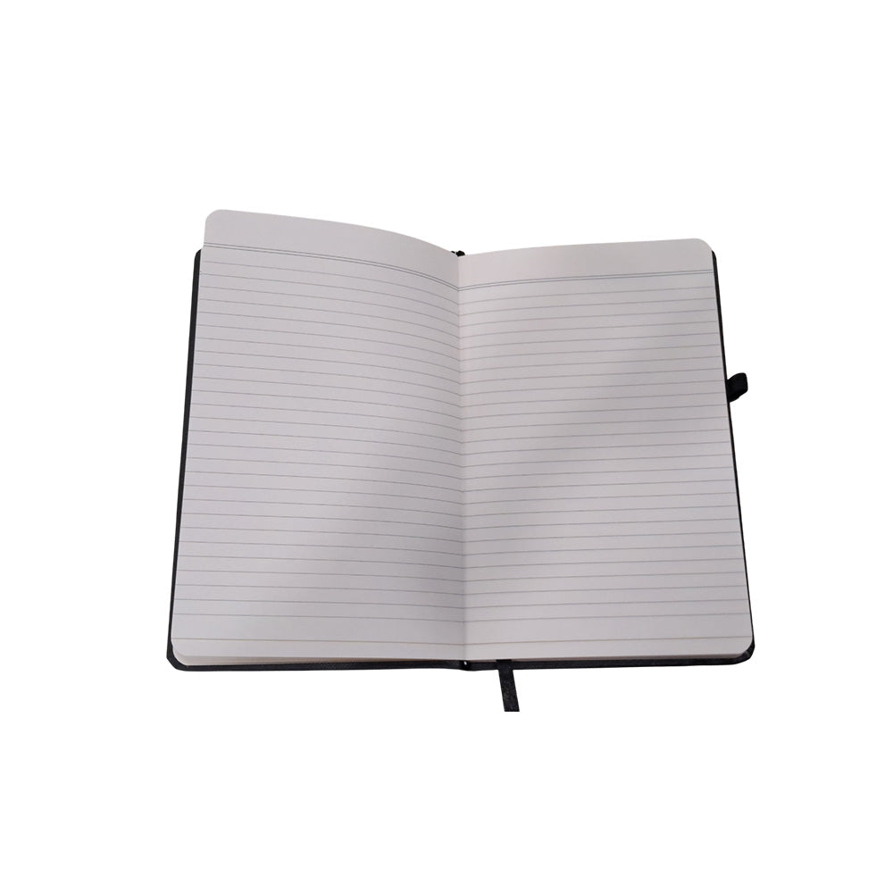 Parker IM Metal Black Chrome Trim Ballpoint Pen With Parker Notebook