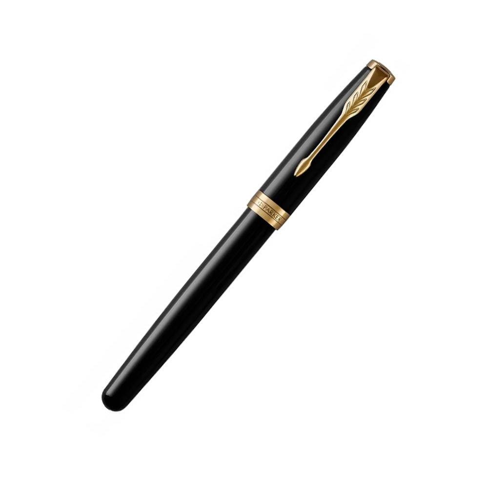 Parker Sonnet Matte Black Lacquer GT Rollerball Pen