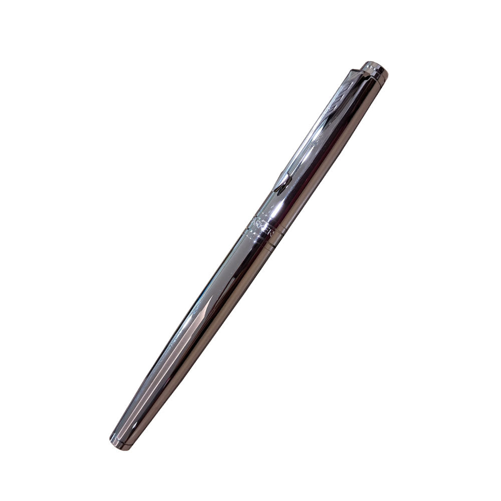 Parker Aster Shiny Chrome CT Fountain Pen - Medium Nib