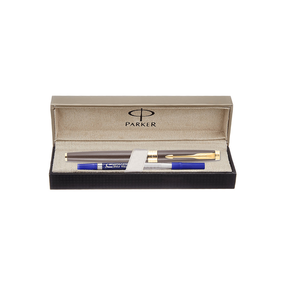 Parker Aster Matte Brown GT Rollerball Pen
