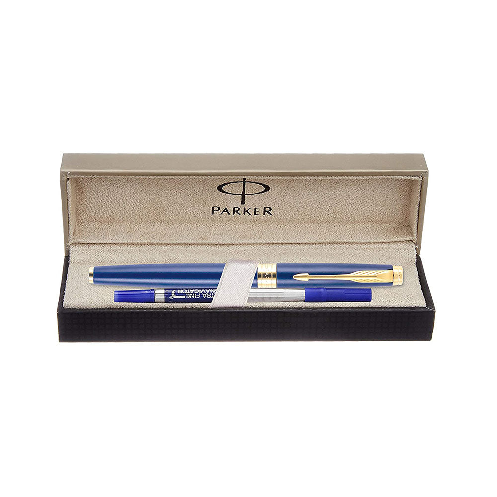 Parker Aster Matte Blue GT Rollerball Pen
