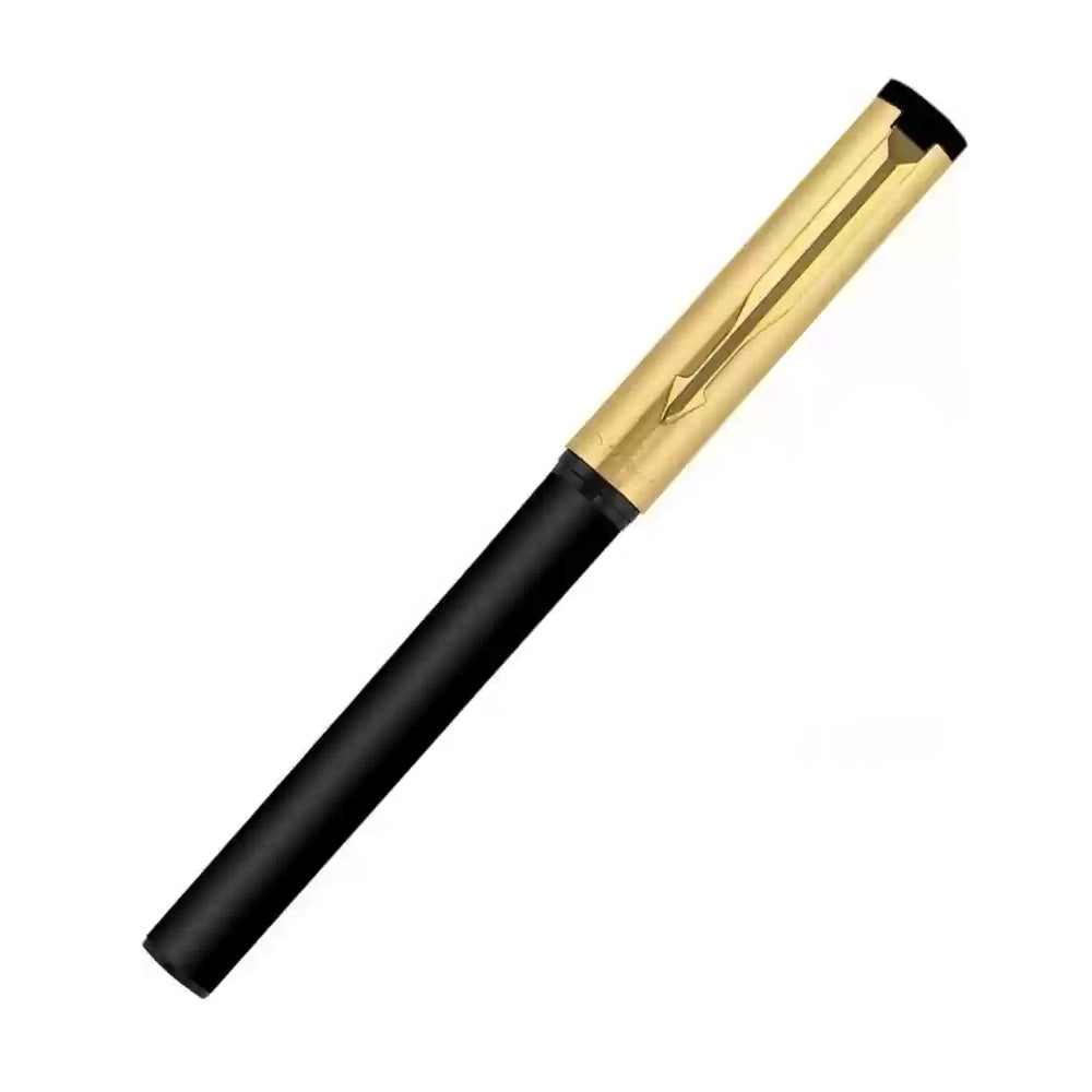 Parker Beta Premium Gold Fountain Pen with 1N Quink Ink bottle 30ml