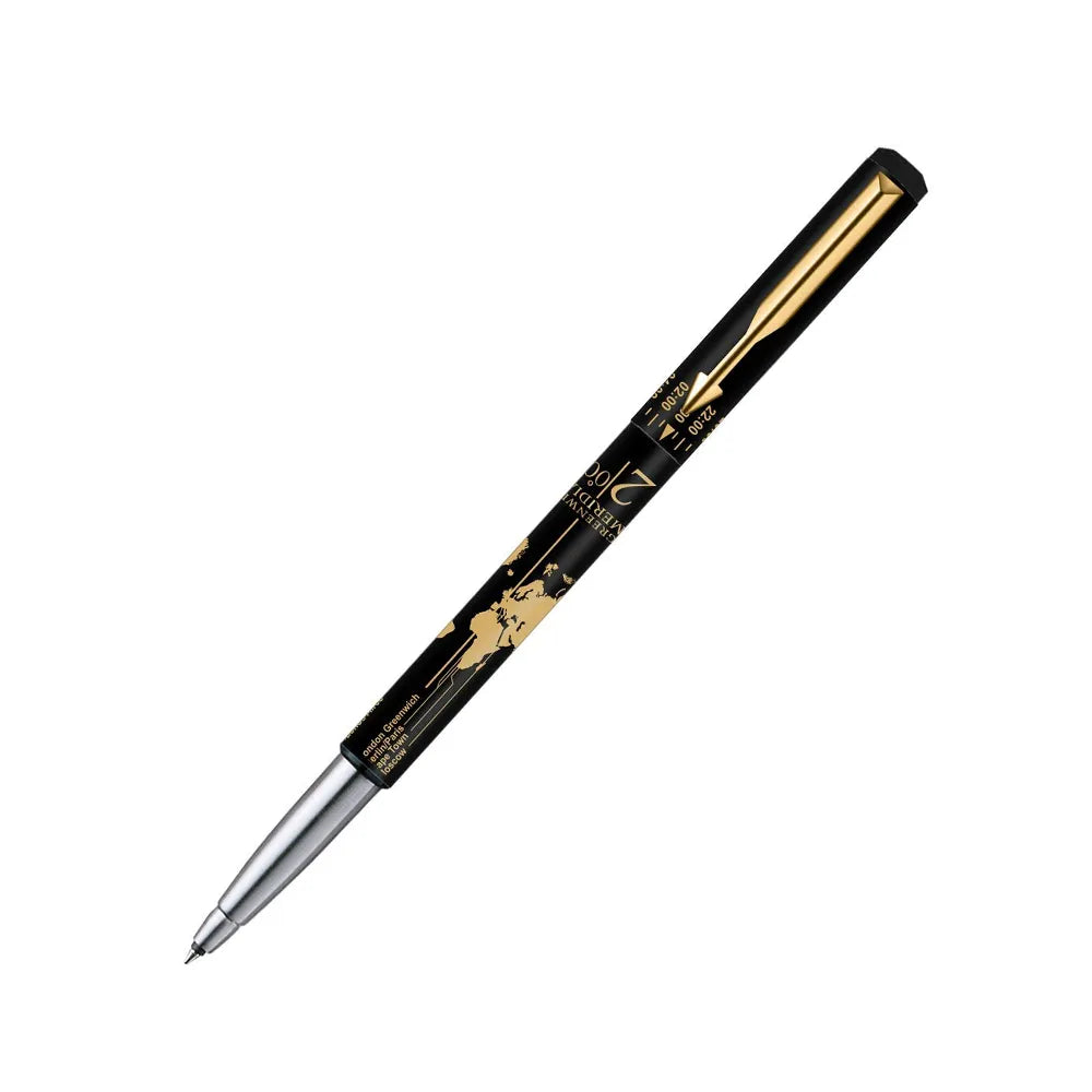 Parker Vector Timecheck Limited Edition Gold Trim Rollerball Pen