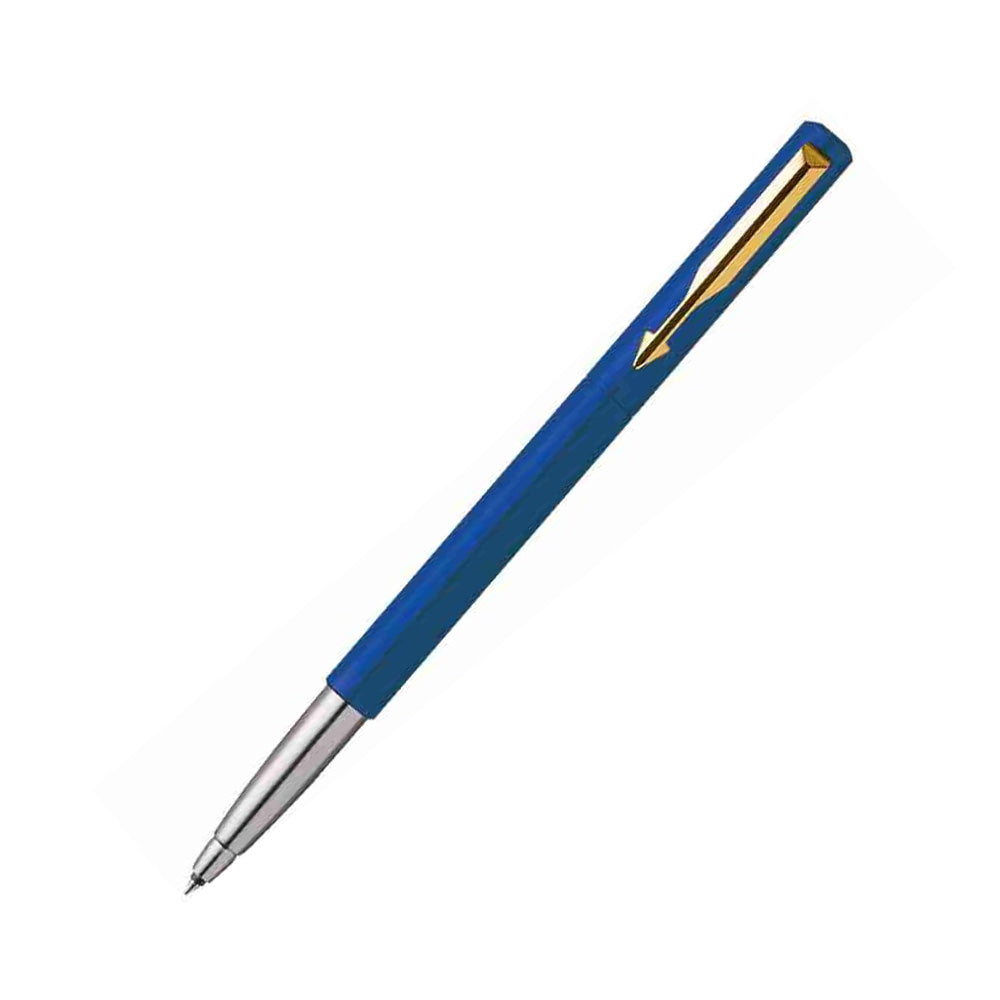 Moulded Plastic Barrel And Cap In High Gloss Colours With Matching Gold Plated Trim. Cap On / Cap Off. Supplied With Standard Roller Ball Refill With Navigator Technology. Colours : Blue Pen Opening Mechanism: Cap on/ cap off Body & Design Finish: Glossy Finish Refillable Refill Gold-plated trim Flexible stainless steel clip Attractive Blister Packing for Gift.