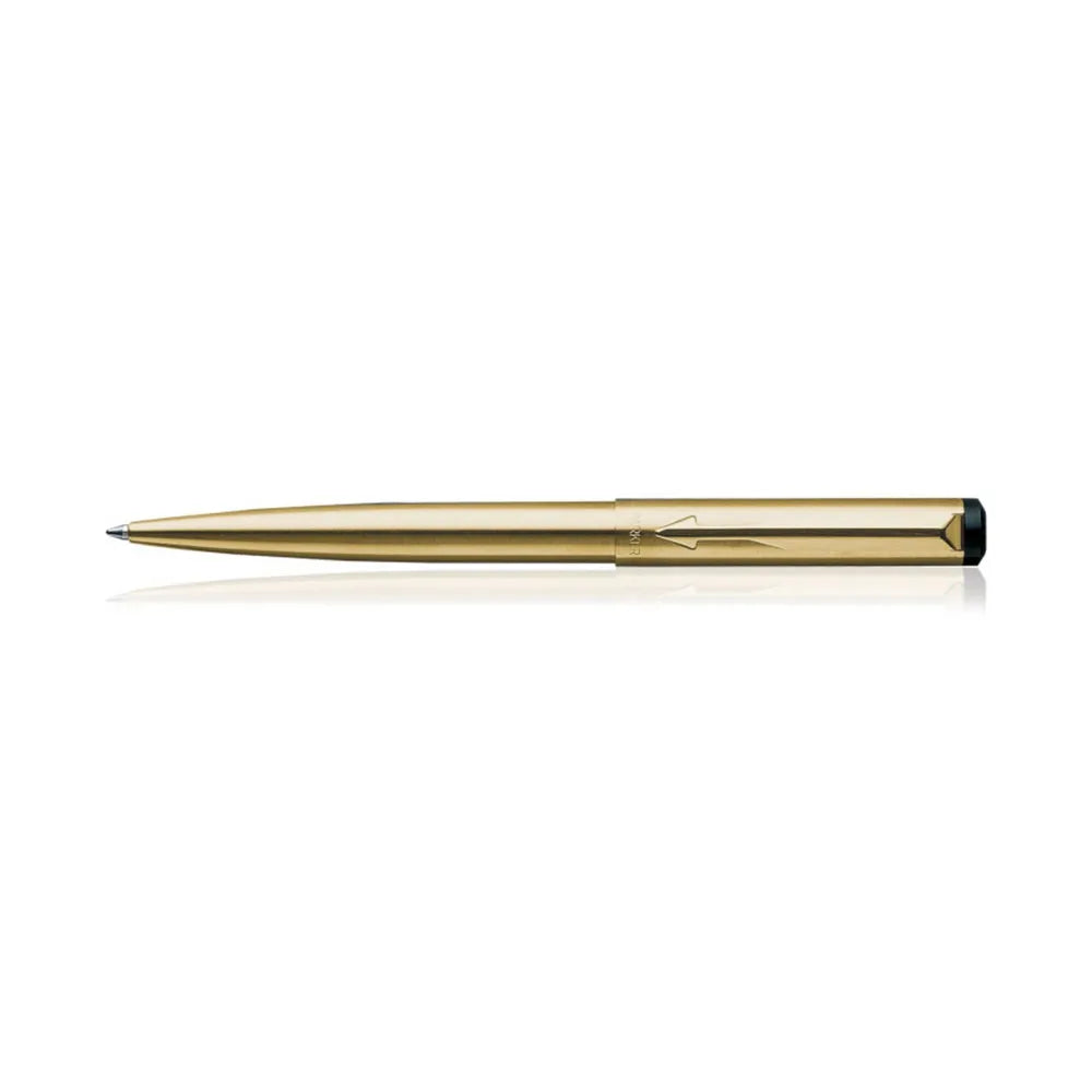 Parker Vector Gold Ball Pen with Credit Card Holder