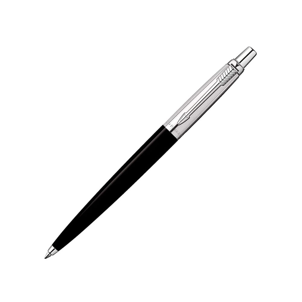 Parker Jotter Standard Black Chrome Trim Ballpoint Pen