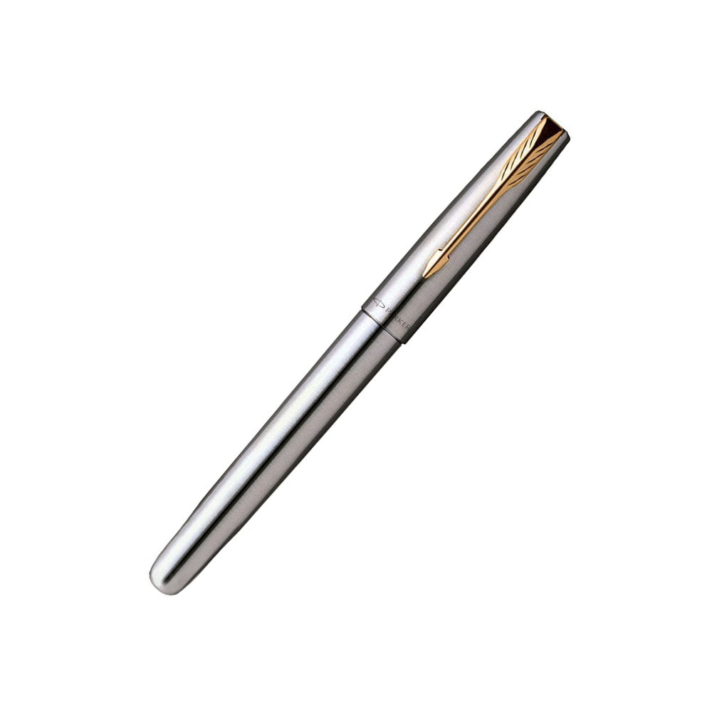 Parker Frontier Stainless Steel GT Fountain Pen - Fine Nib