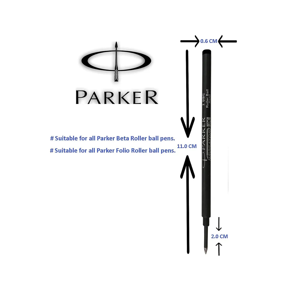 Parker Navigator X Rollerball Pen Refill (Fine) - Black