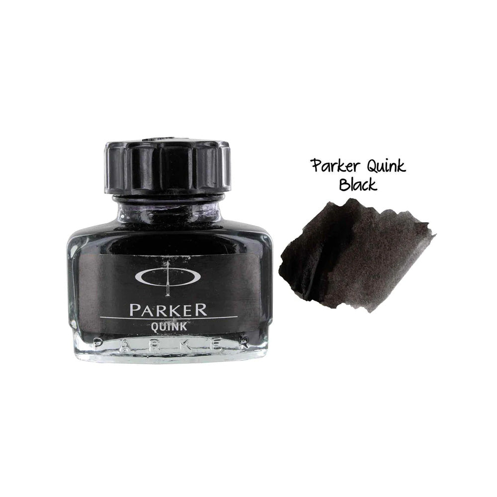 Parker Quink Ink Bottle 30ml – Black (Pack of 3)