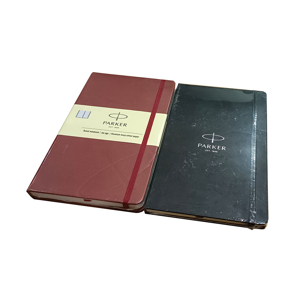 Parker Combo Set Maroon-Grey A5 192 Pages Notebooks