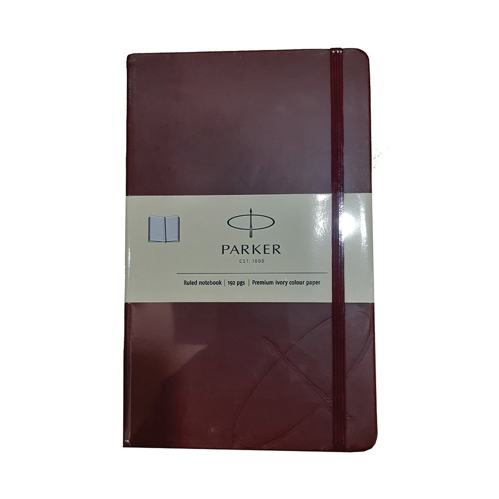 Parker A5 Notebook Cover-Maroon 192 Pages (Ruled)