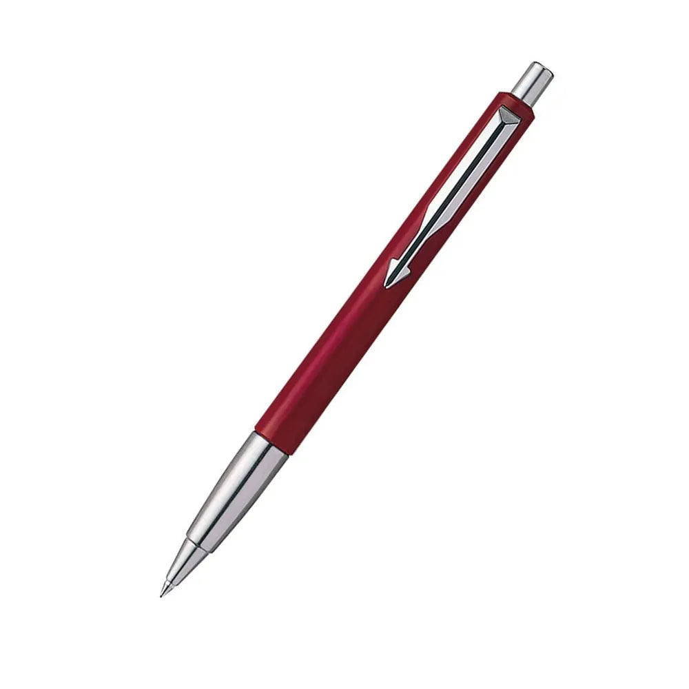Parker Vector STD Red CT Ball Pen with A5 Houndstooth Print Notebook