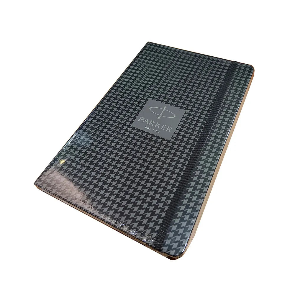 Parker Vector STD Red CT Ball Pen with A5 Houndstooth Print Notebook