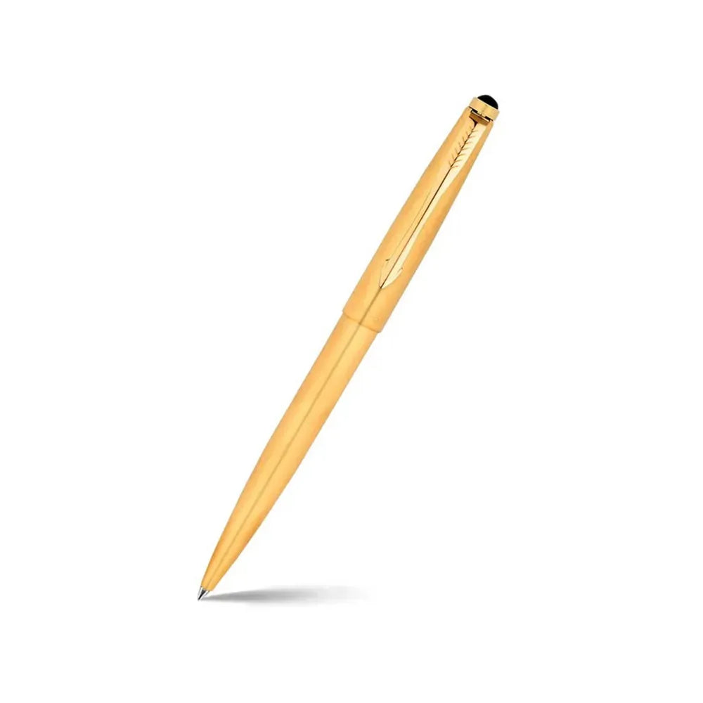 Parker Galaxy Gold Ballpoint Pen with Parker Notebook