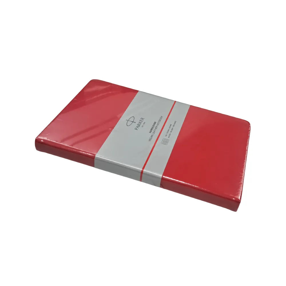 Parker Hardbound Vegan Leather A5 192 Pages Notebook - Maroon