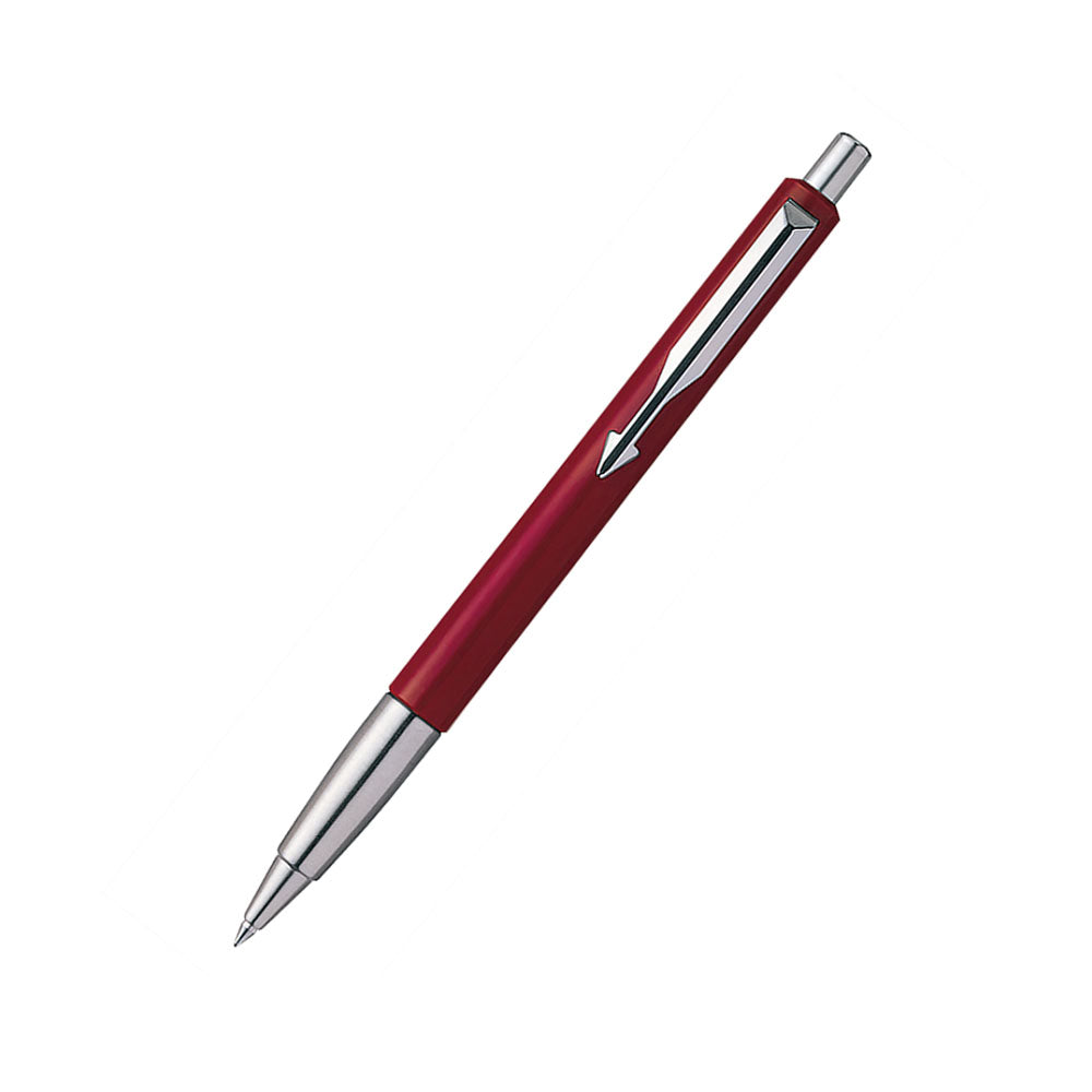Parker Vector Standard Red CT Ball Pen with Parker Logo Keychain (Free)