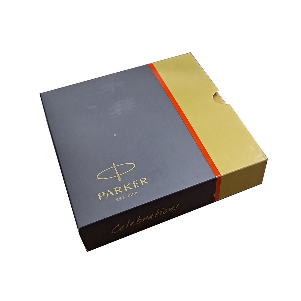 Parker Classic Stainless Steel GT Ball Pen with Swiss Knife (Free)