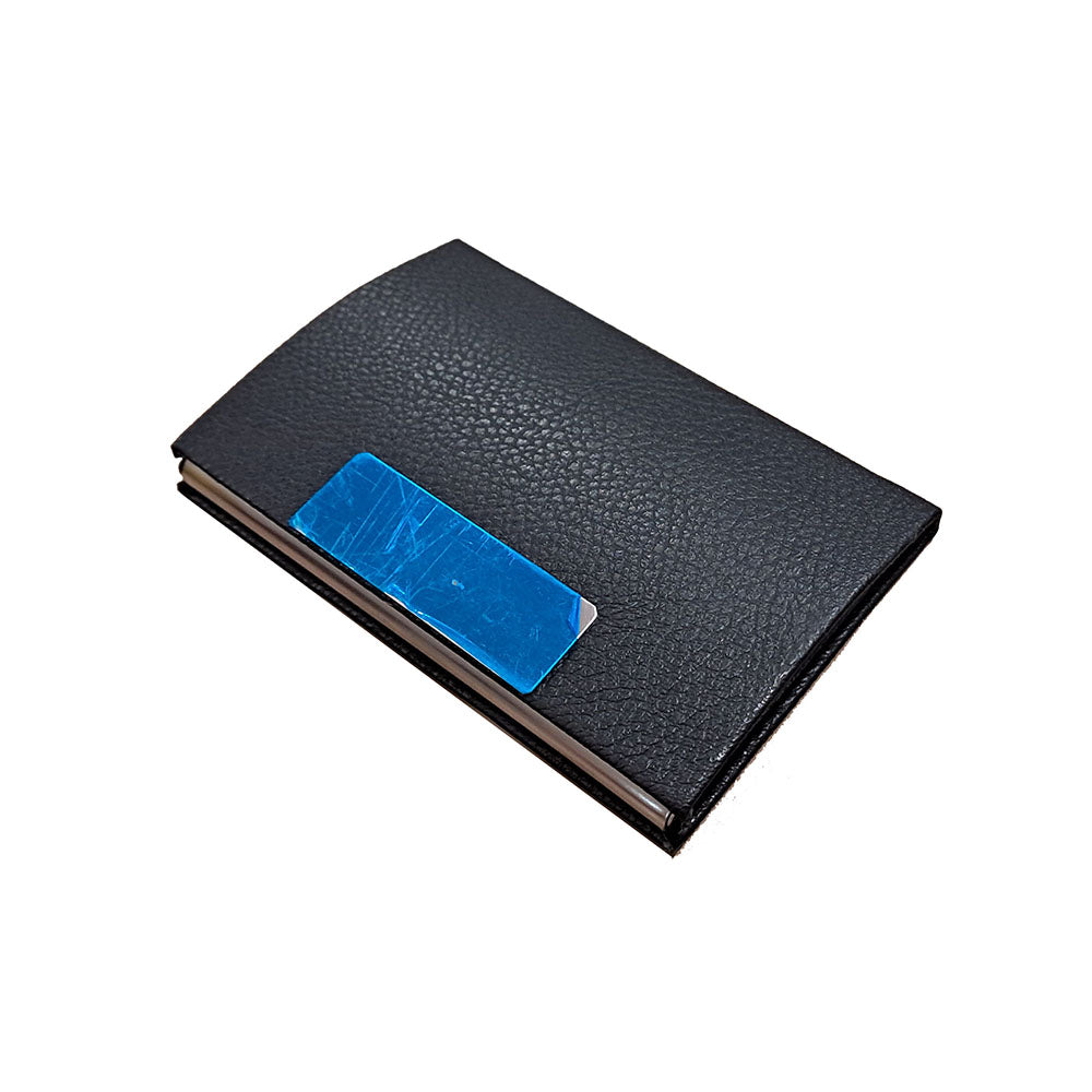 Parker Vector Stainless Steel GT Rollerball Pen with Card Holder (Free) Smooth stainless steel cap and barrel with Gold plated clip. Full steel body for extra durability. Supplied with standard roller ball refill with Ultrafine Navigator technology. Stainless Steel with Gold Plated Trim & Clip Body Material: Steel Cap on/off Executive leather finish visiting card holder. Easy and convenient to hold even the double type business cards. Free Card Holder inside Pack Tin Box Packing Made in India