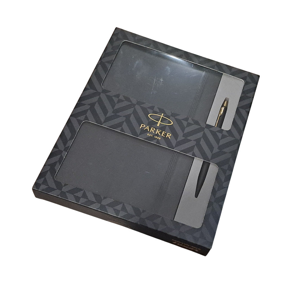 Parker Regal Notebook Giftset with Classic Matte Black GT BP + 1N Notebook