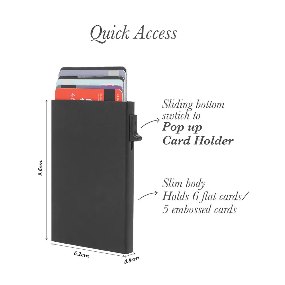 Parker Vector Standard Black CT Ball Pen with POP UP Card Holder