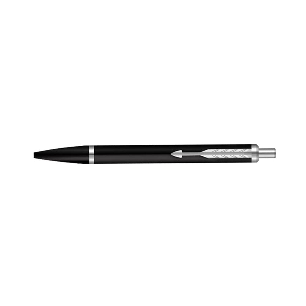 Parker Latitude Matte Black Chrome Trim Ballpoint Pen
