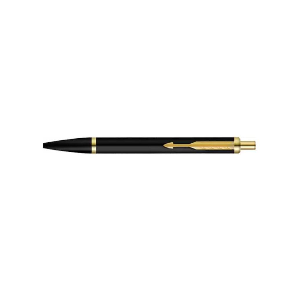 Parker Latitude Matte Black Gold Clip Ballpoint Pen