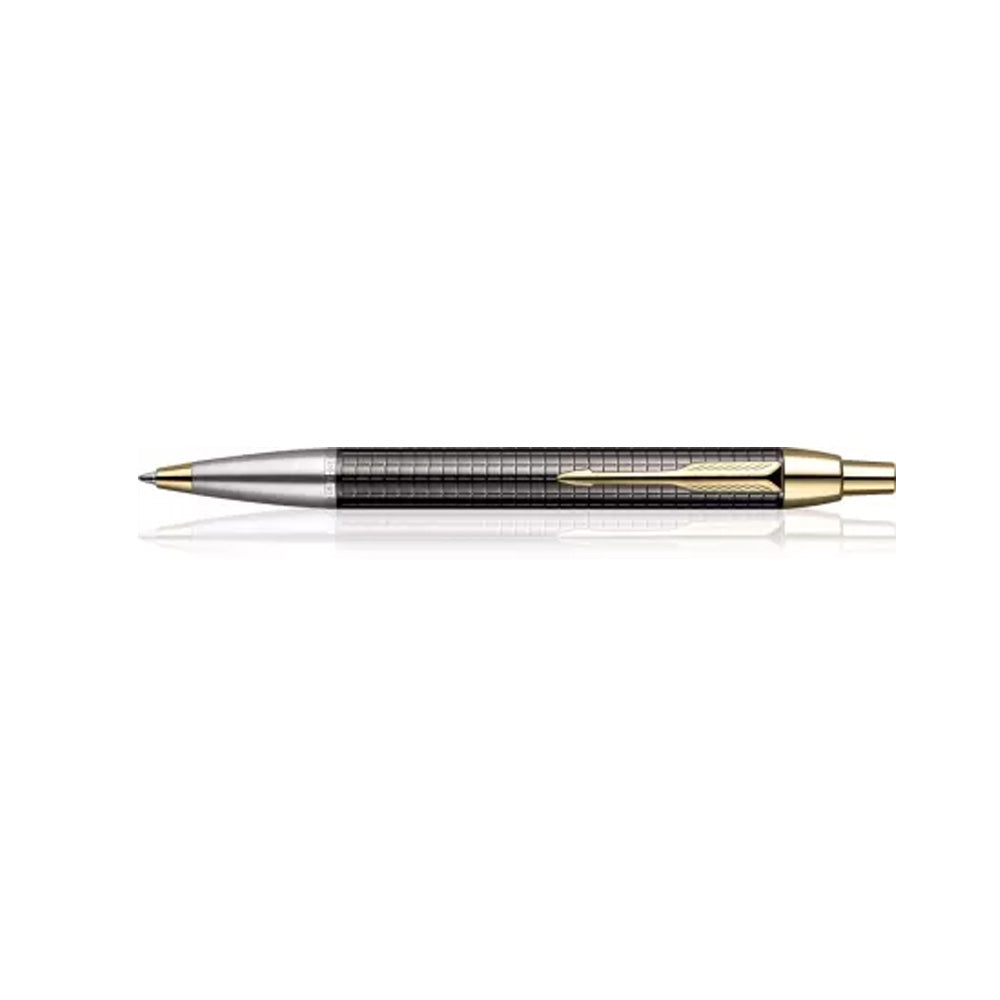 Parker IM Gunmetal Chiselled GT Ballpoint Pen