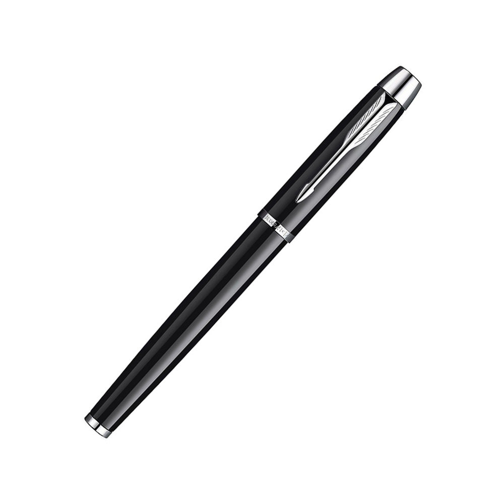 Parker IM Black Lacquer with Chrome Trim Rollerball Pen