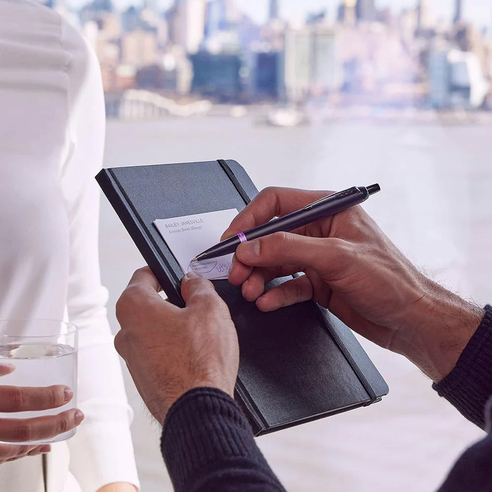 Parker IM Amethyst Purple Black Trim Ballpoint Pen