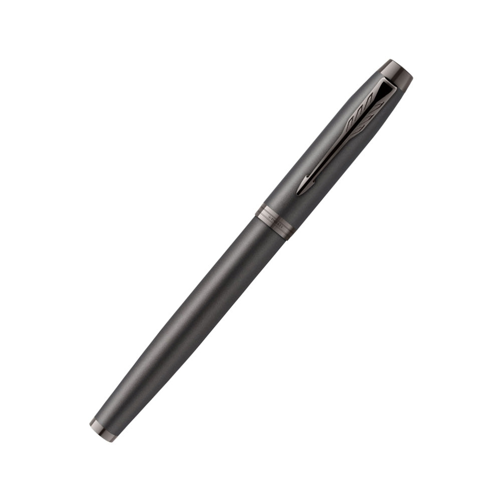 Parker IM Monochrome Titanium Trim Fountain Pen - Medium Nib